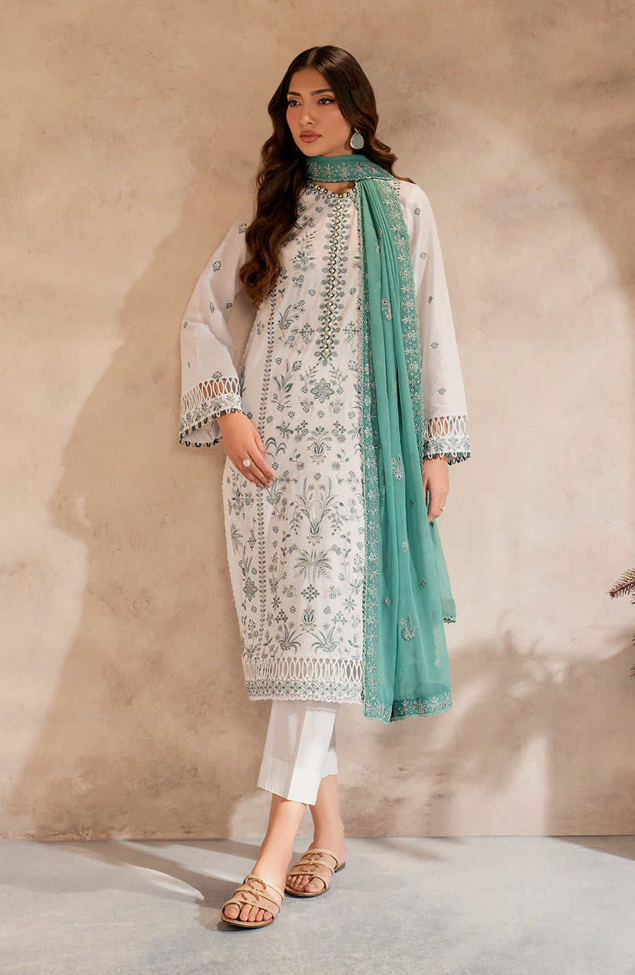 Zarif | Summer Lawn 25 | UNST-LWN-05 SEMIL -  Zarif Ladies Clothes - Original Designer Dress - House of Maryam