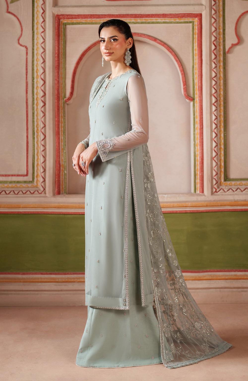 Zarif | Falesia Formals | UNST-HF-05 DINAAR -  Zarif Ladies Clothes - Original Designer Dress - House of Maryam