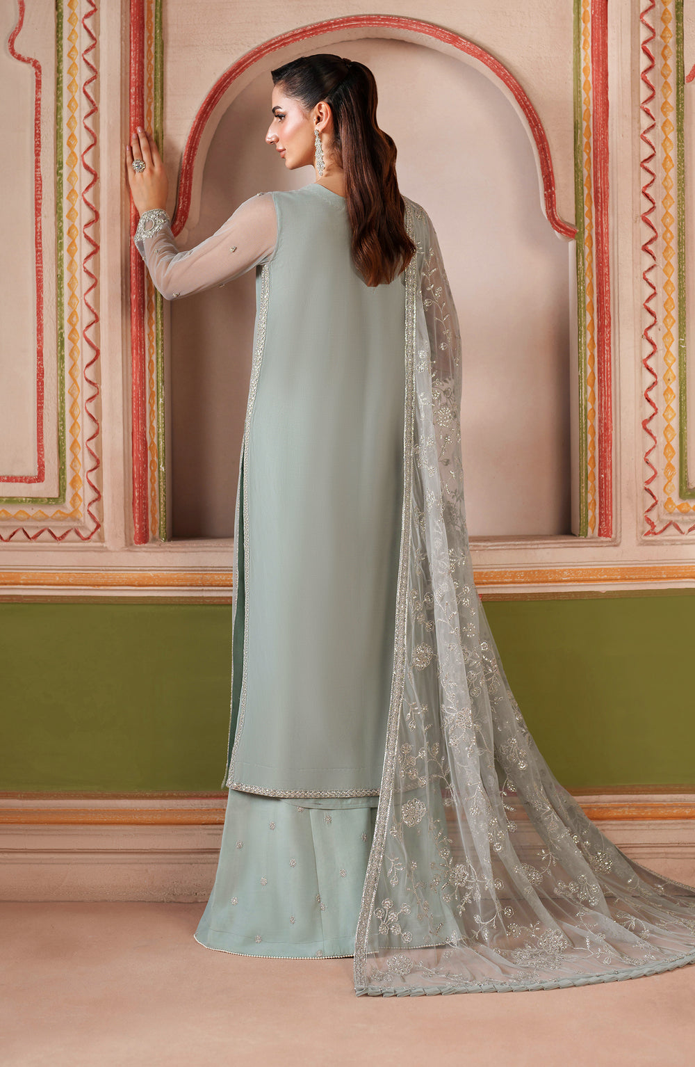 Zarif | Falesia Formals | UNST-HF-05 DINAAR -  Zarif Ladies Clothes - Original Designer Dress - House of Maryam