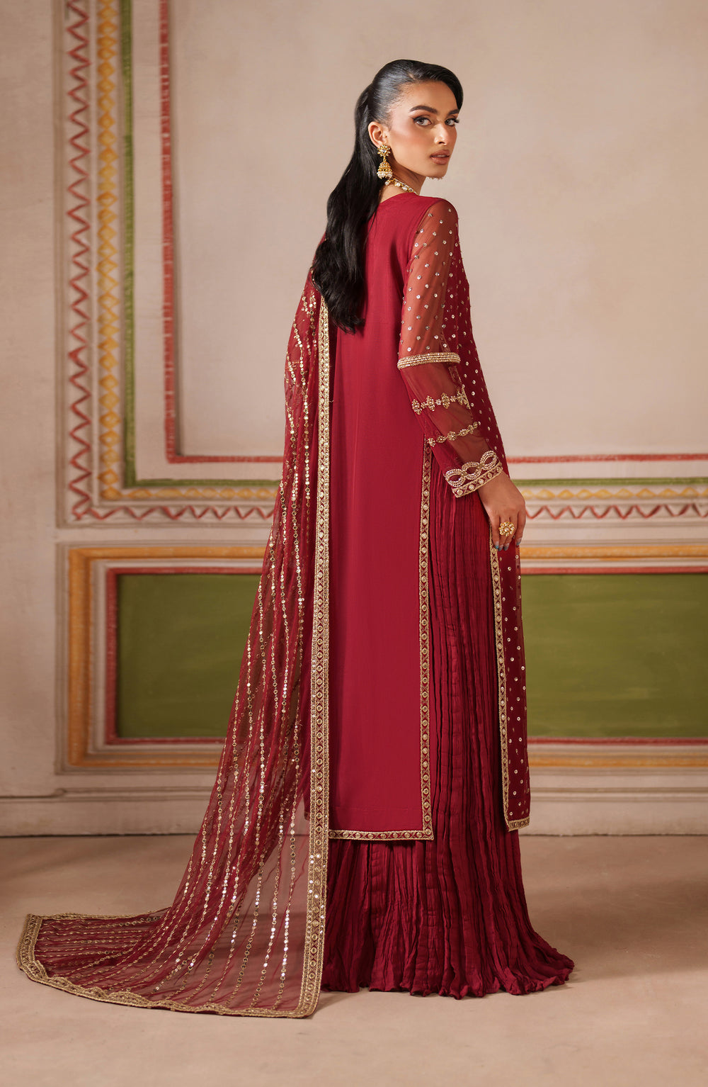 Zarif | Falesia Formals | UNST-HF-01 MUHAAG -  Zarif Ladies Clothes - Original Designer Dress - House of Maryam