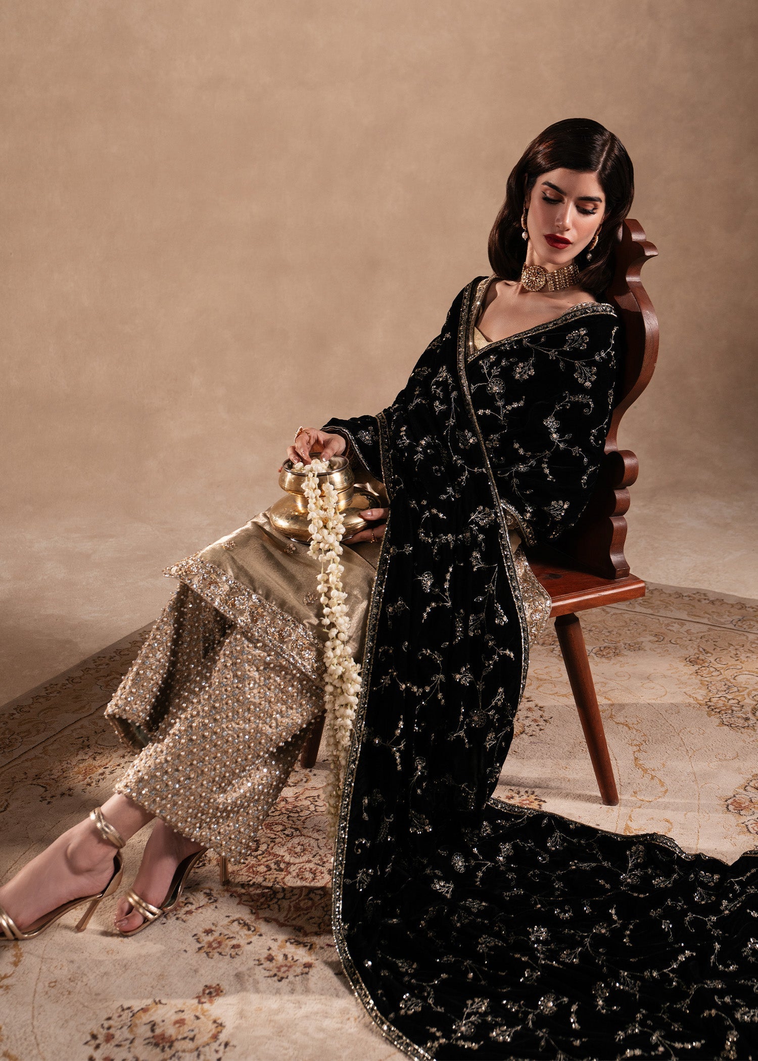 Sadaf Fawad Khan | Nafees Formals 25 | Nuhaz -  Sadaf Fawad Khan Ladies Clothes - Original Designer Dress - House of Maryam