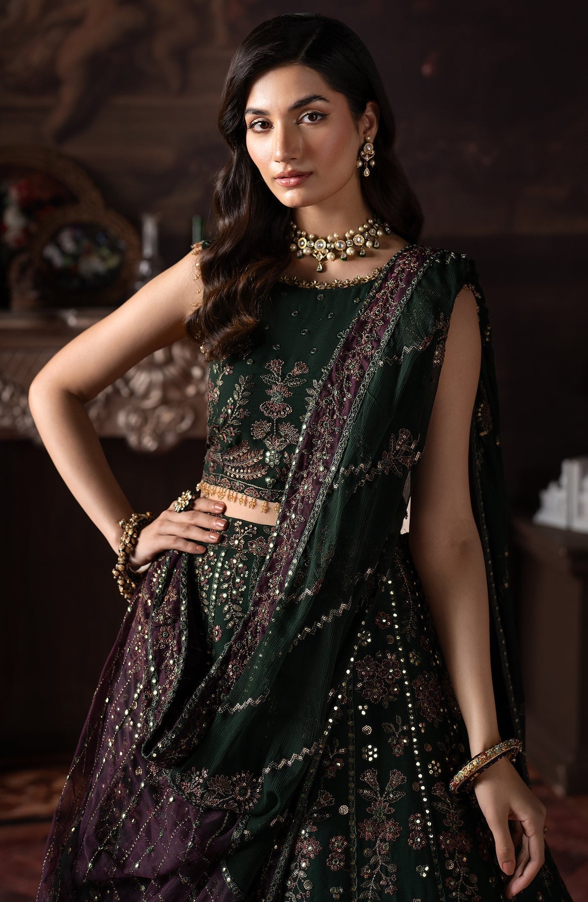 Zarif | Rouge Formals | ZRW 01 ELIZABETH -  Zarif Formal - Original Designer Dress - House of Maryam