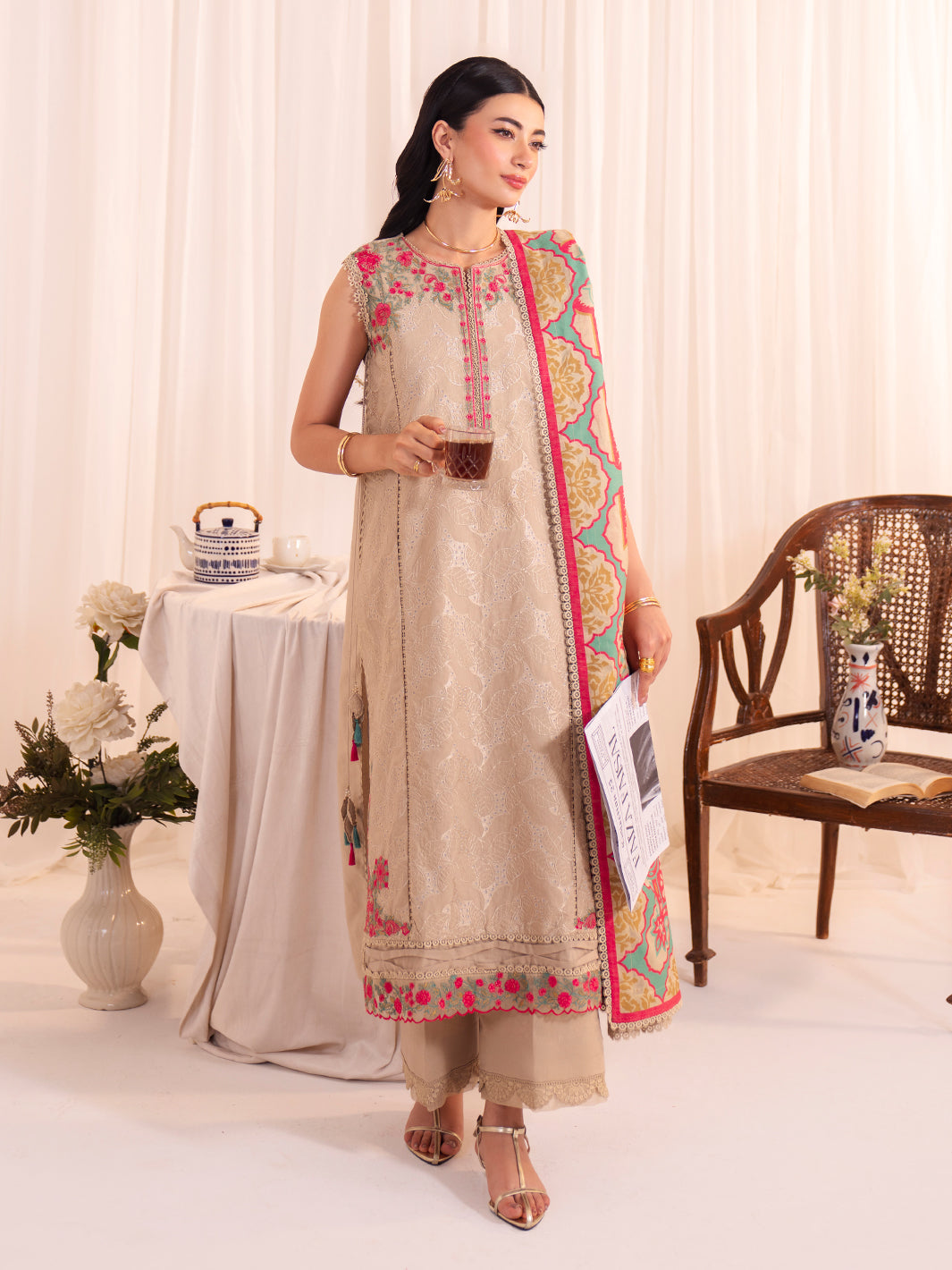 Faiza Faisal | Celine Eid 25 | NEHA -  Faiza Faisal Ladies Clothes - Original Designer Dress - House of Maryam