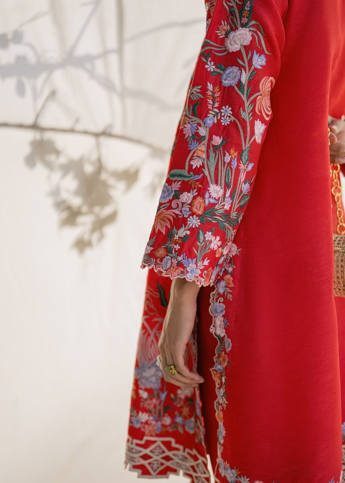 Mahgul | Samara Pret | Crimson Sun -  Mahgul Ladies Clothes - Original Designer Dress - House of Maryam