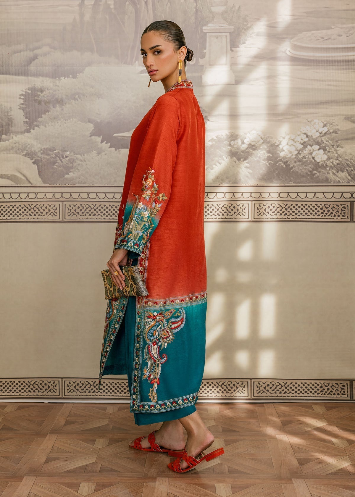 Mahgul | Samara Pret | Jade Sun -  Mahgul Ladies Clothes - Original Designer Dress - House of Maryam