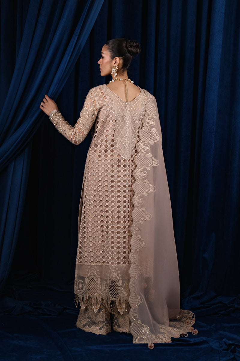 Qalamkar | Luxe Pret | CR-02 MARIYA -  Qalamkar Formal - Original Designer Dress - House of Maryam