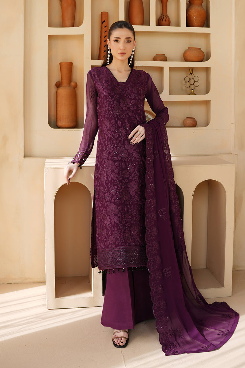 Maryams | Afsaneh Luxury Chiffon | Minal -  Maryams Ladies Clothes - Original Designer Dress - House of Maryam