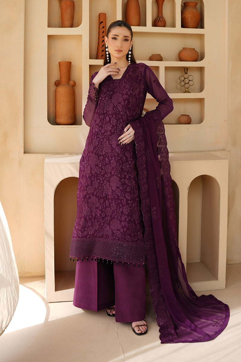 Maryams | Afsaneh Luxury Chiffon | Minal -  Maryams Ladies Clothes - Original Designer Dress - House of Maryam