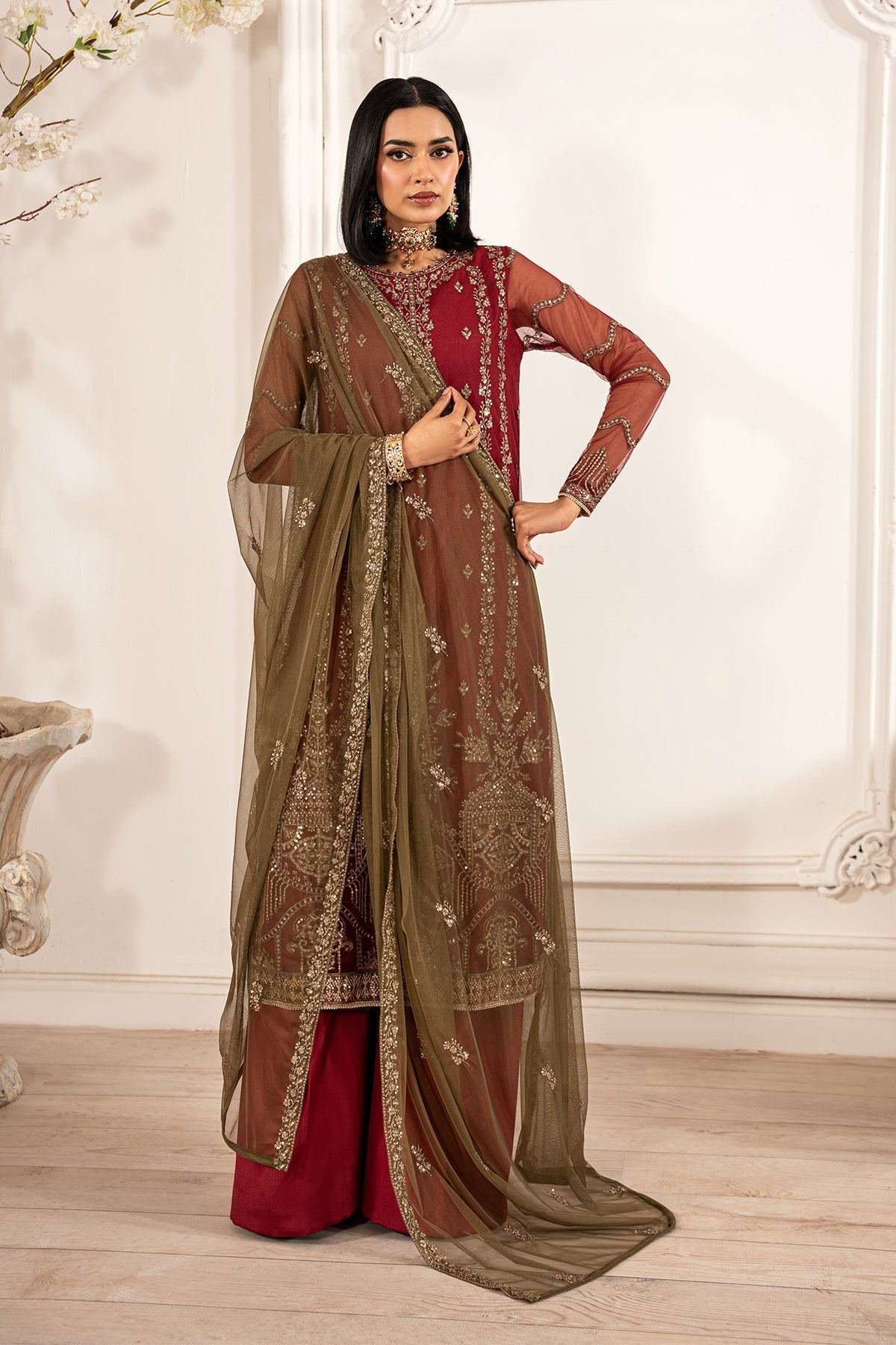 Zarif | Formal Edit 25 | ZFE-02 ALISON -  Zarif Ladies Clothes - Original Designer Dress - House of Maryam