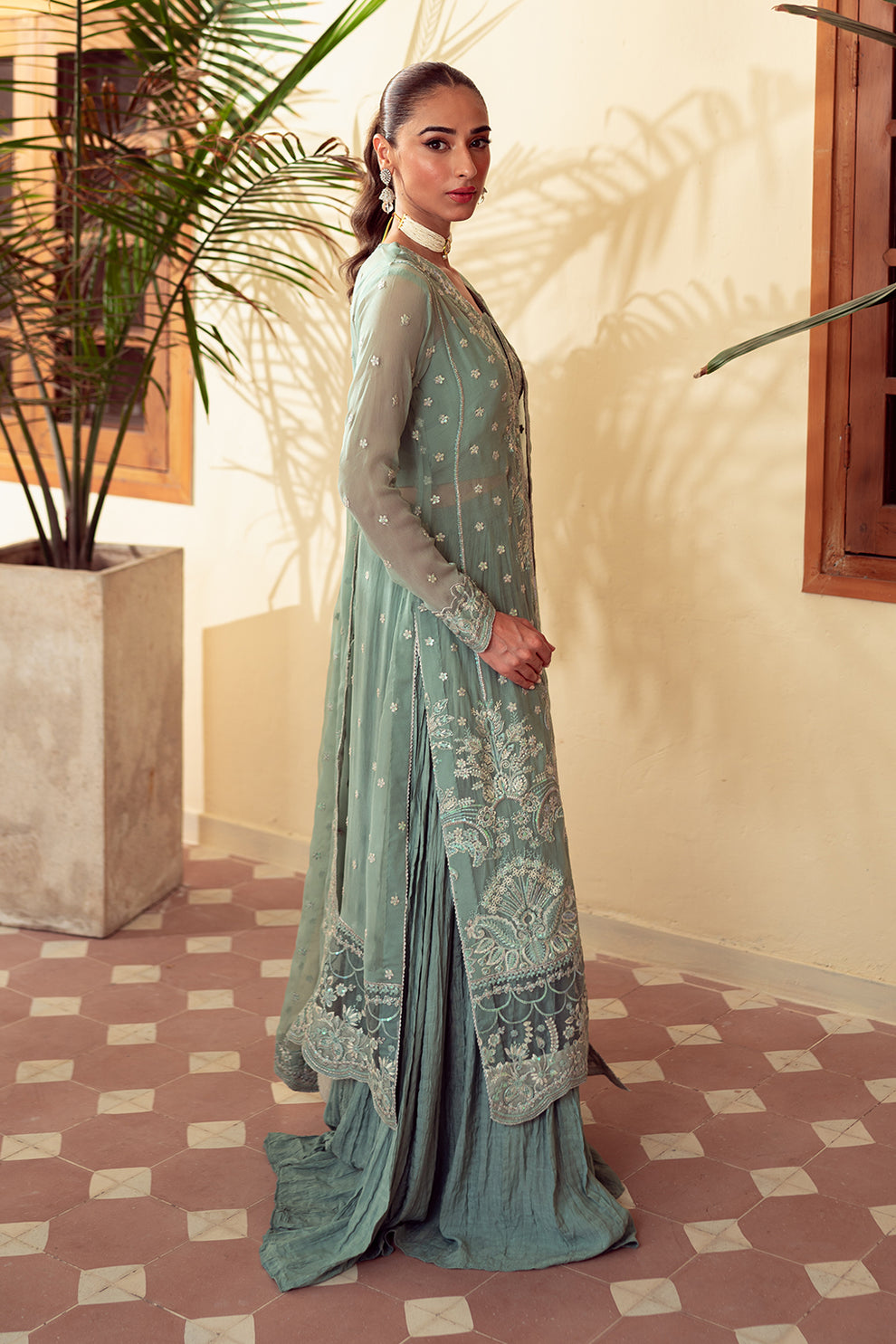 Neeshay | Dastaan Luxury Chiffon | Heer -  Neeshay Formal - Original Designer Dress - House of Maryam