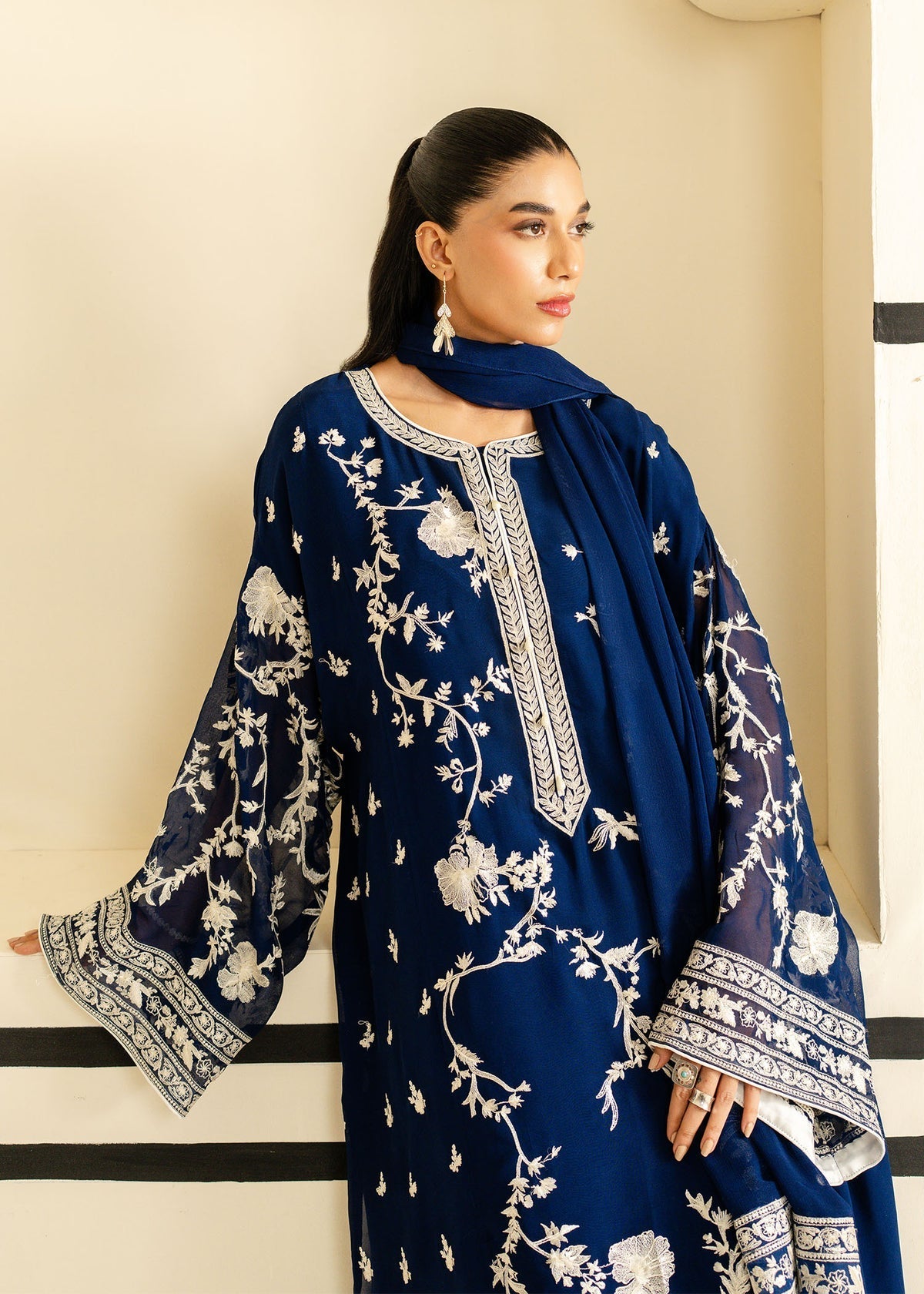 Mahgul | Nooreh Luxe | Nocturne Bloom -  Mahgul Ladies Clothes - Original Designer Dress - House of Maryam