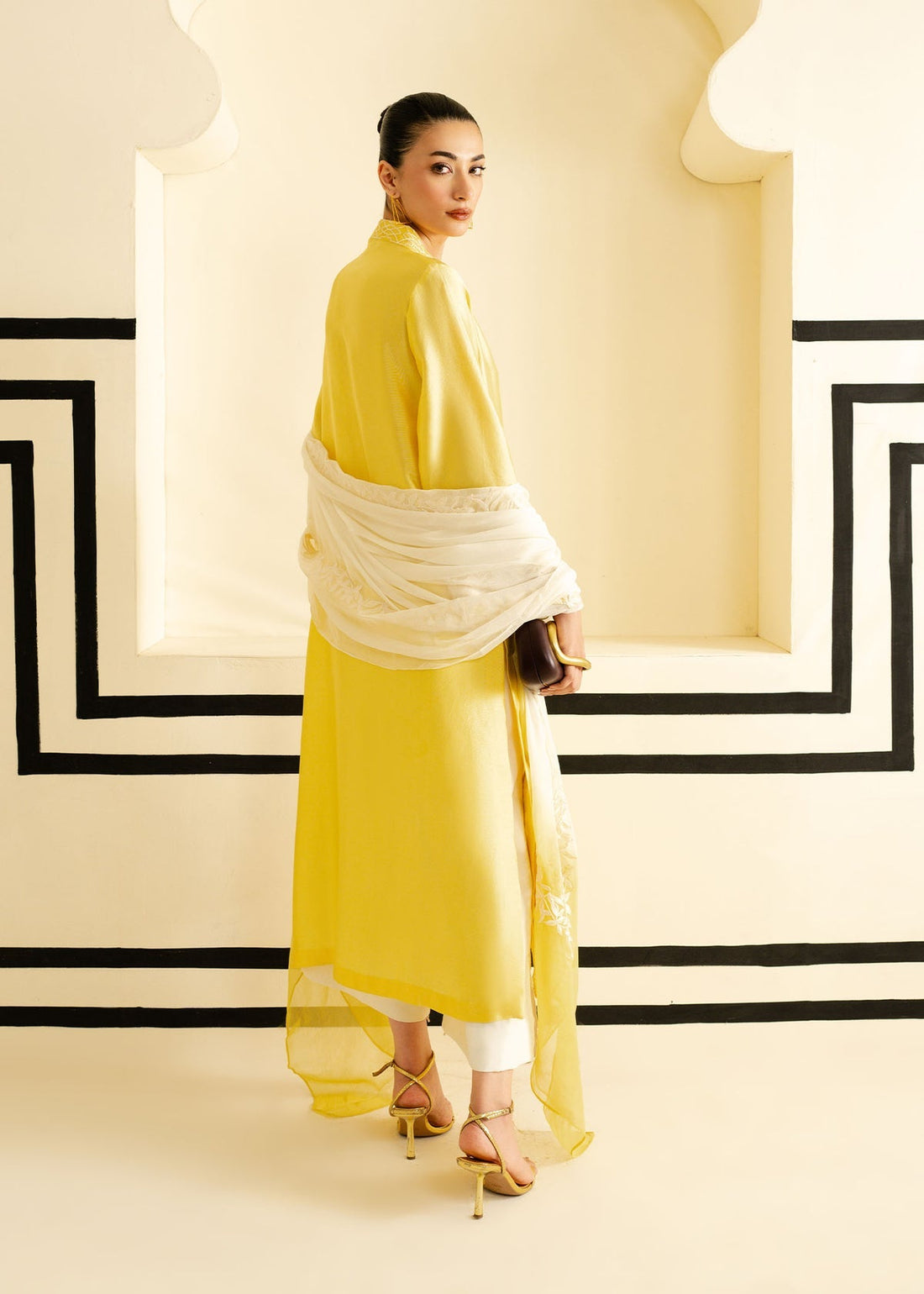 Mahgul | Nooreh Luxe | Sunlit Veil -  Mahgul Ladies Clothes - Original Designer Dress - House of Maryam
