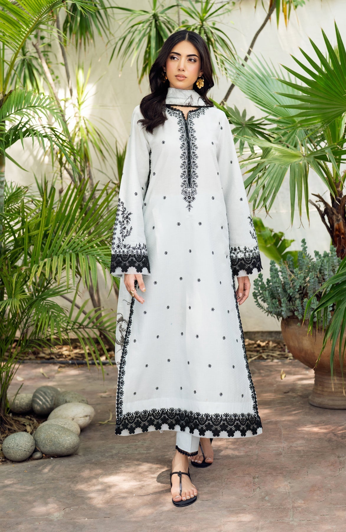 Zarif | Nura Textured Lawn 25 | REEHA -  Zarif Ladies Clothes - Original Designer Dress - House of Maryam