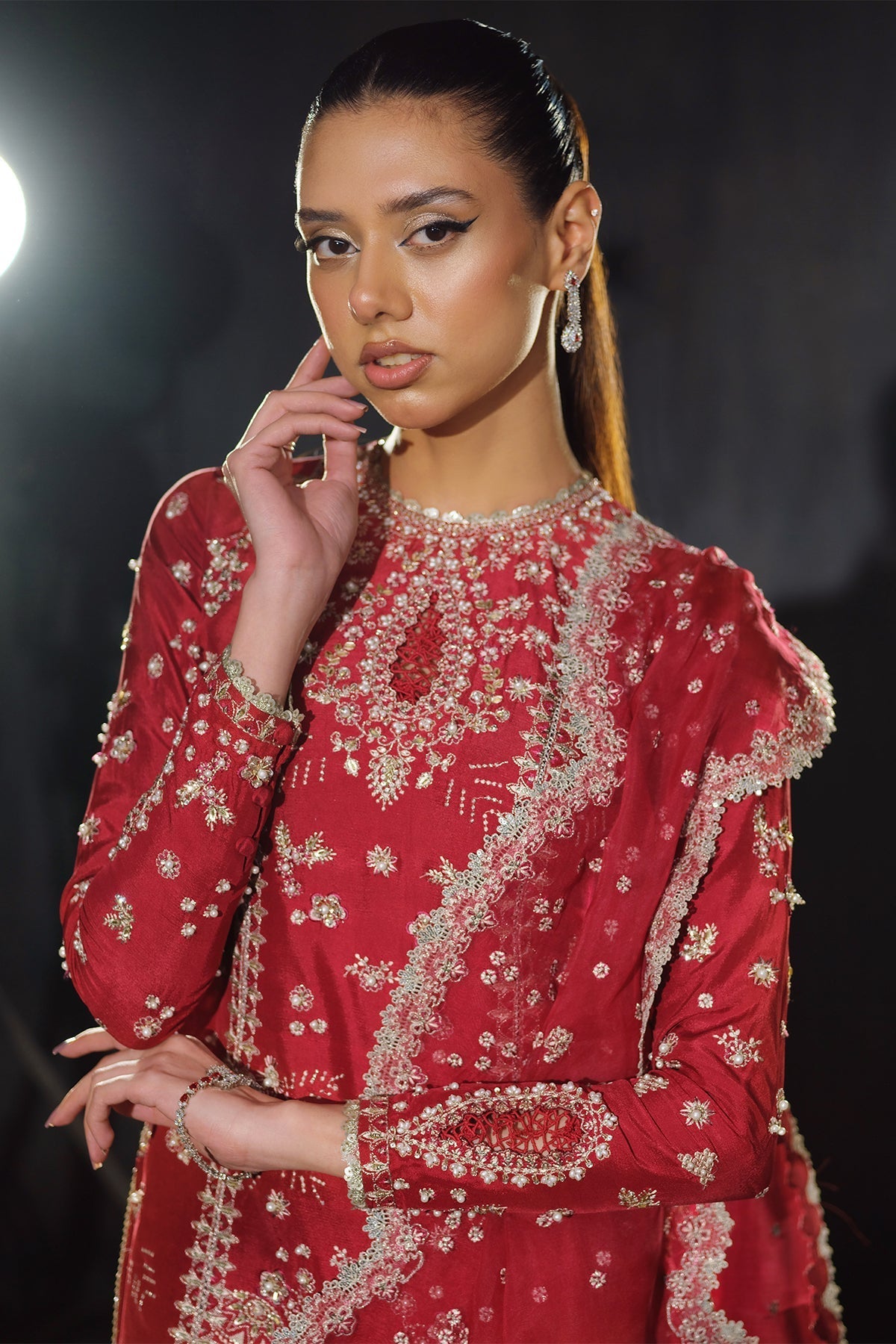 Nyra | Silk Pret A Porter 25 | Rosette -  Nyra Ladies Clothes - Original Designer Dress - House of Maryam