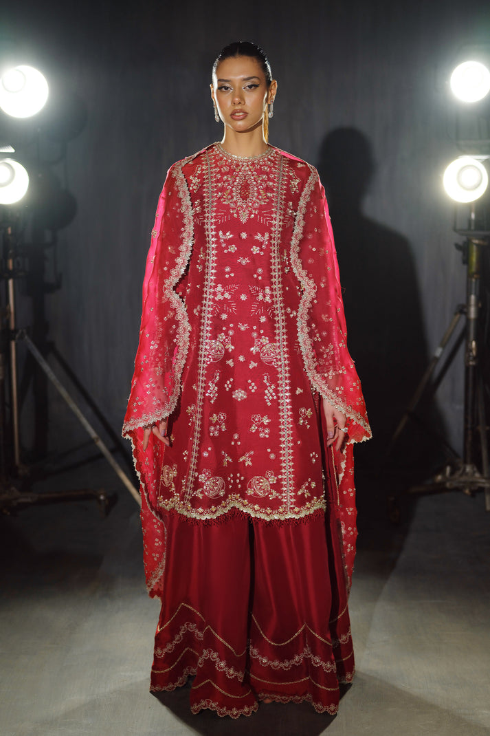 Nyra | Silk Pret A Porter 25 | Rosette -  Nyra Ladies Clothes - Original Designer Dress - House of Maryam