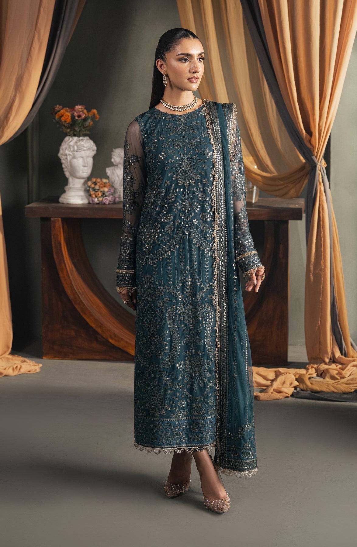 Zarif | Heritage Formals | ZHF 04 ARHA -  Zarif Formal - Original Designer Dress - House of Maryam