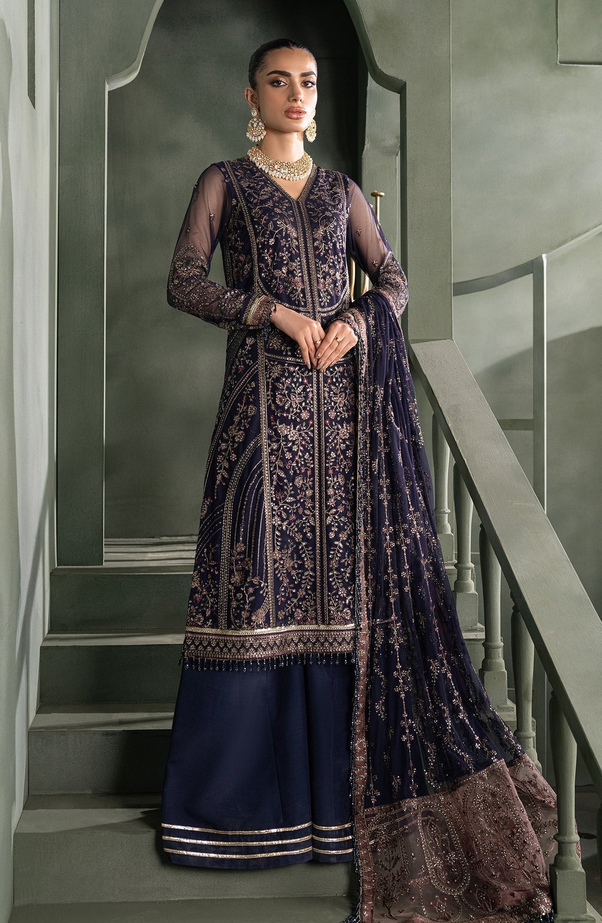 Zarif | Heritage Formals | ZHF 08 SIRENE -  Zarif Formal - Original Designer Dress - House of Maryam