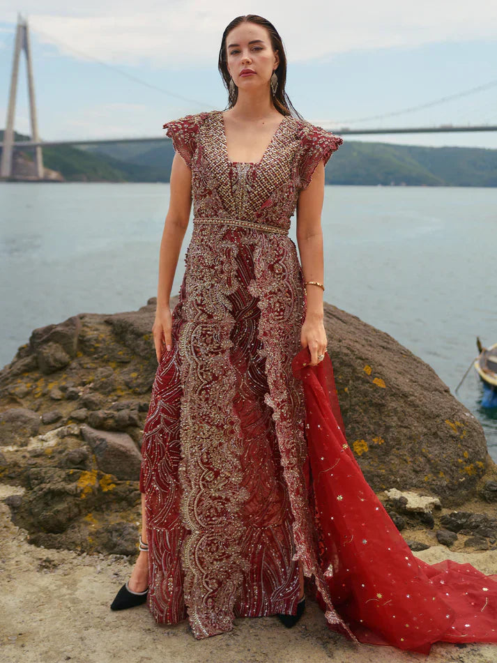 Epoque | Ciel Luxury Couture | Day Dream -  Epoque Formal - Original Designer Dress - House of Maryam