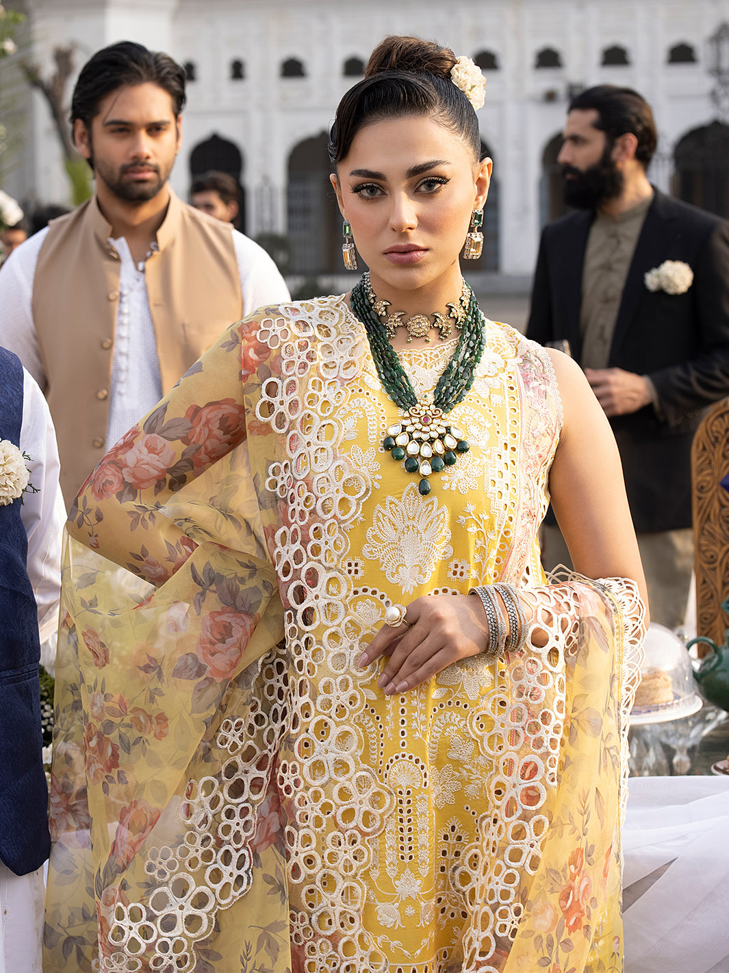 Mahnur | Mahrukh Luxury Lawn 24 | DELIA -  Mahnur Luxury - Original Designer Dress - House of Maryam