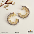 Earrings-0736 -  Zeesy Earrings - Original Designer Dress - House of Maryam