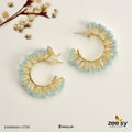 Earrings-0736 -  Zeesy Earrings - Original Designer Dress - House of Maryam