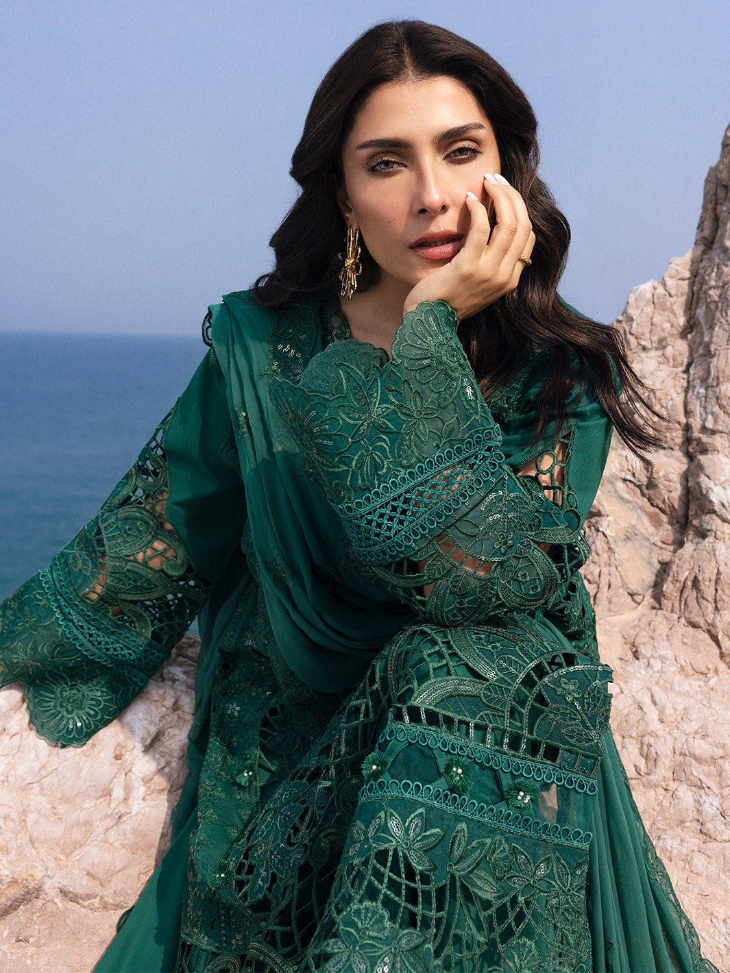 Mahnur | Sirena Luxury Lawn 25 | Eirene -  Mahnur Ladies Clothes - Original Designer Dress - House of Maryam
