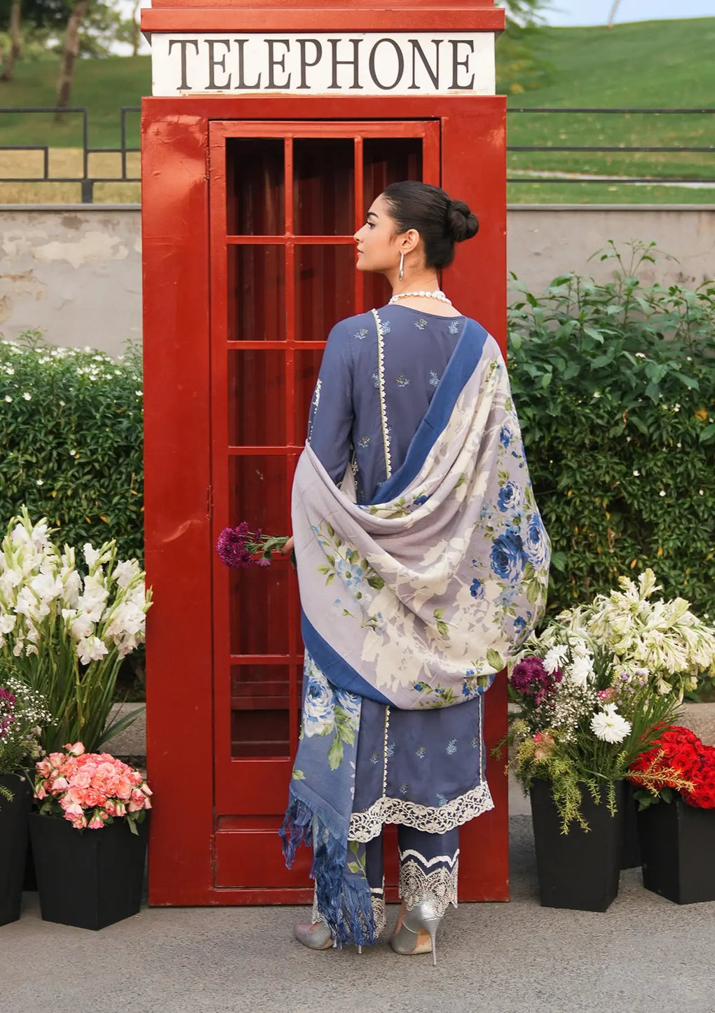 Elaf Premium | Winter Pashmina Shawl Collection | EPW-4A Secret Serenade -  Elaf Premium Ladies Clothes - Original Designer Dress - House of Maryam