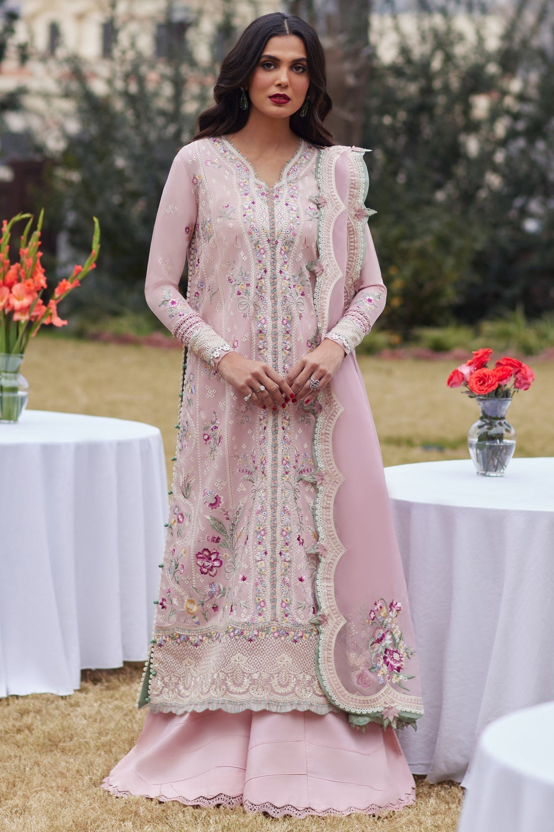 Elan | Lawn24 | MIRZETA (EL24-11 B) -  Elan Luxury - Original Designer Dress - House of Maryam
