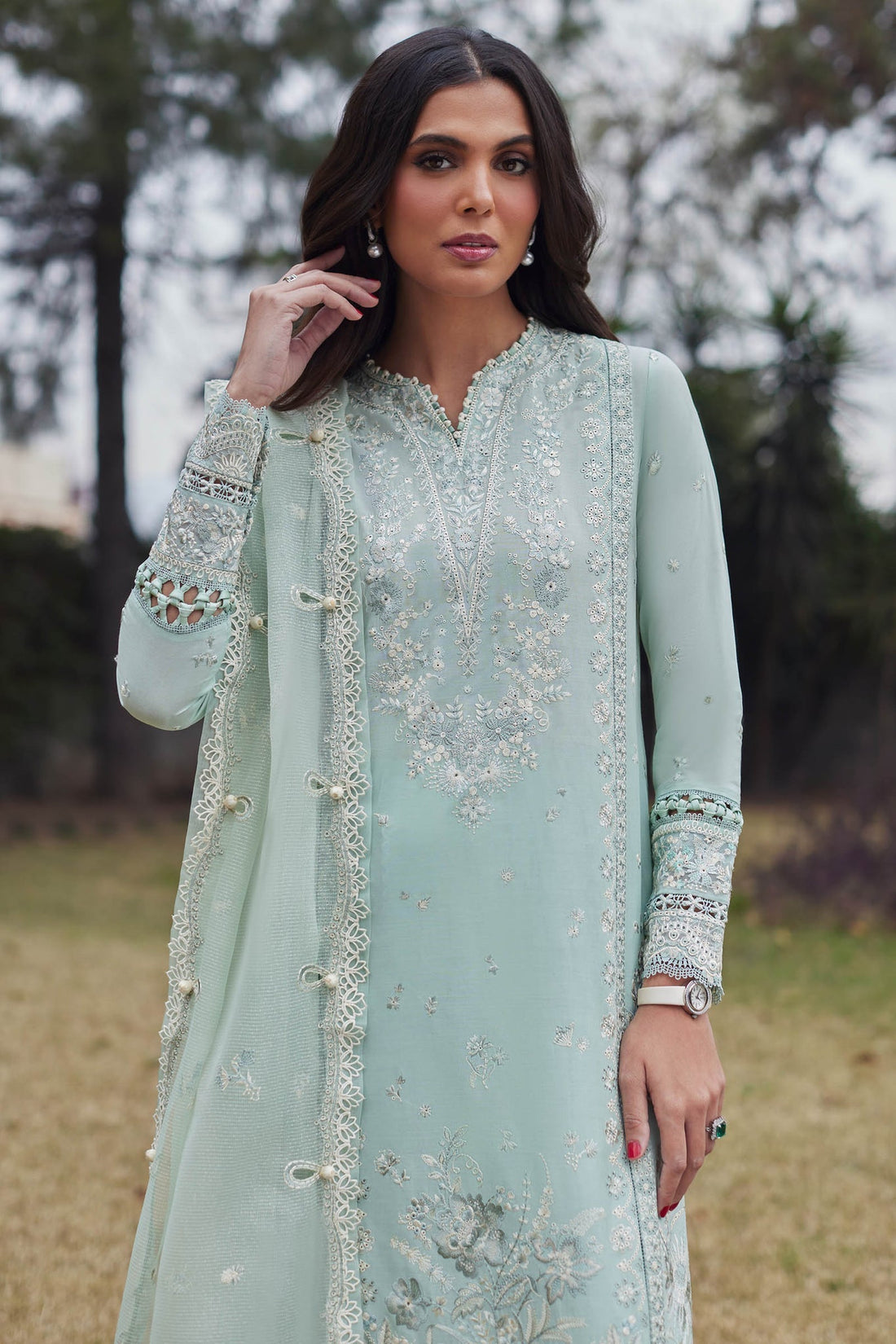 Elan | Lawn24 | MINA (EL24-01 B) -  Elan Luxury - Original Designer Dress - House of Maryam