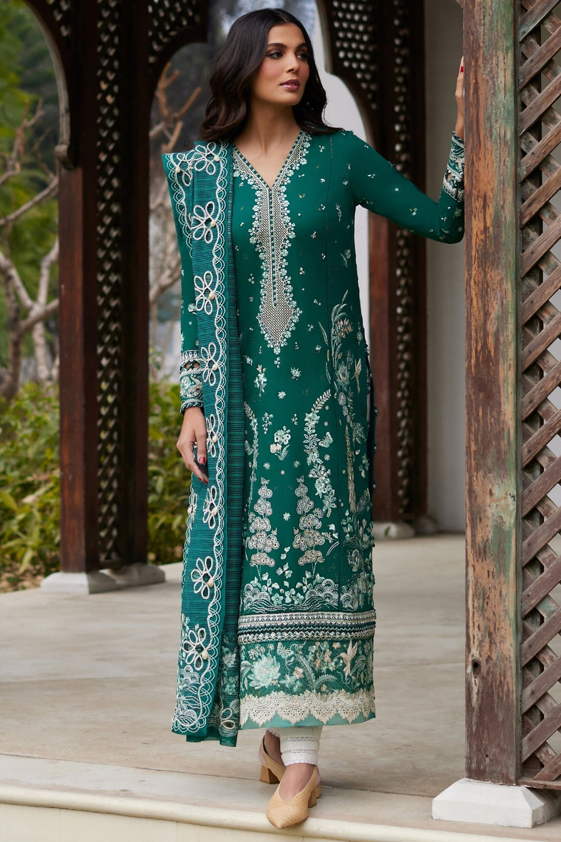 Elan | Lawn24 | NEDINE (EL24-02 A) -  Elan Luxury - Original Designer Dress - House of Maryam