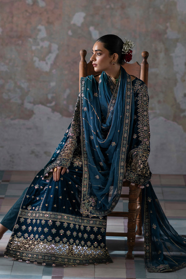 Emaan Adeel | Saanjh Velvet Collection 24 |  Meher -  Emaan Adeel Ladies Clothes - Original Designer Dress - House of Maryam