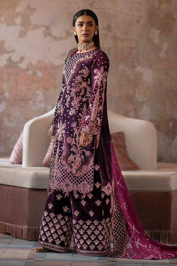 Emaan Adeel | Saanjh Velvet Collection 24 |  Anika -  Emaan Adeel Ladies Clothes - Original Designer Dress - House of Maryam