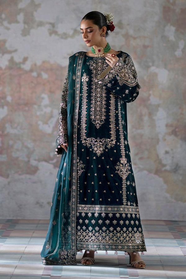 Emaan Adeel | Saanjh Velvet Collection 24 |  Meher -  Emaan Adeel Ladies Clothes - Original Designer Dress - House of Maryam