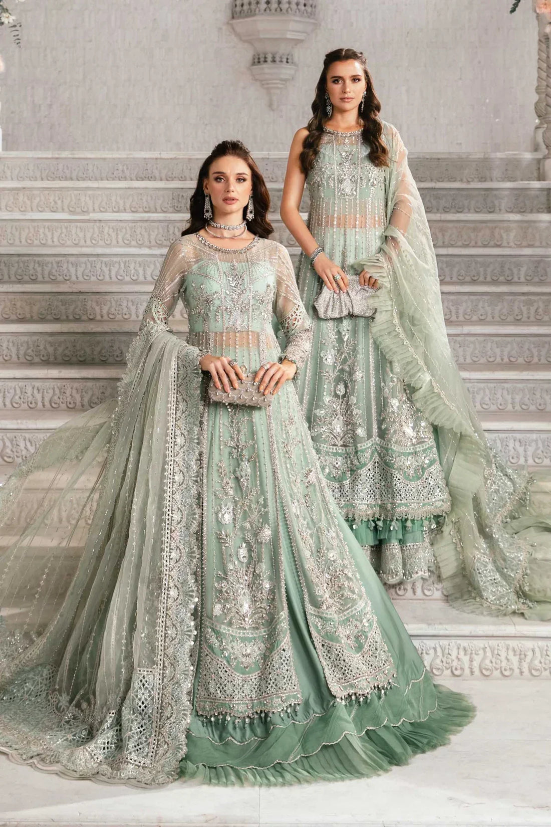 Maria B | Mbroidered Fabrics 2024 | BD-2803 -  Maria B Bridal - Original Designer Dress - House of Maryam