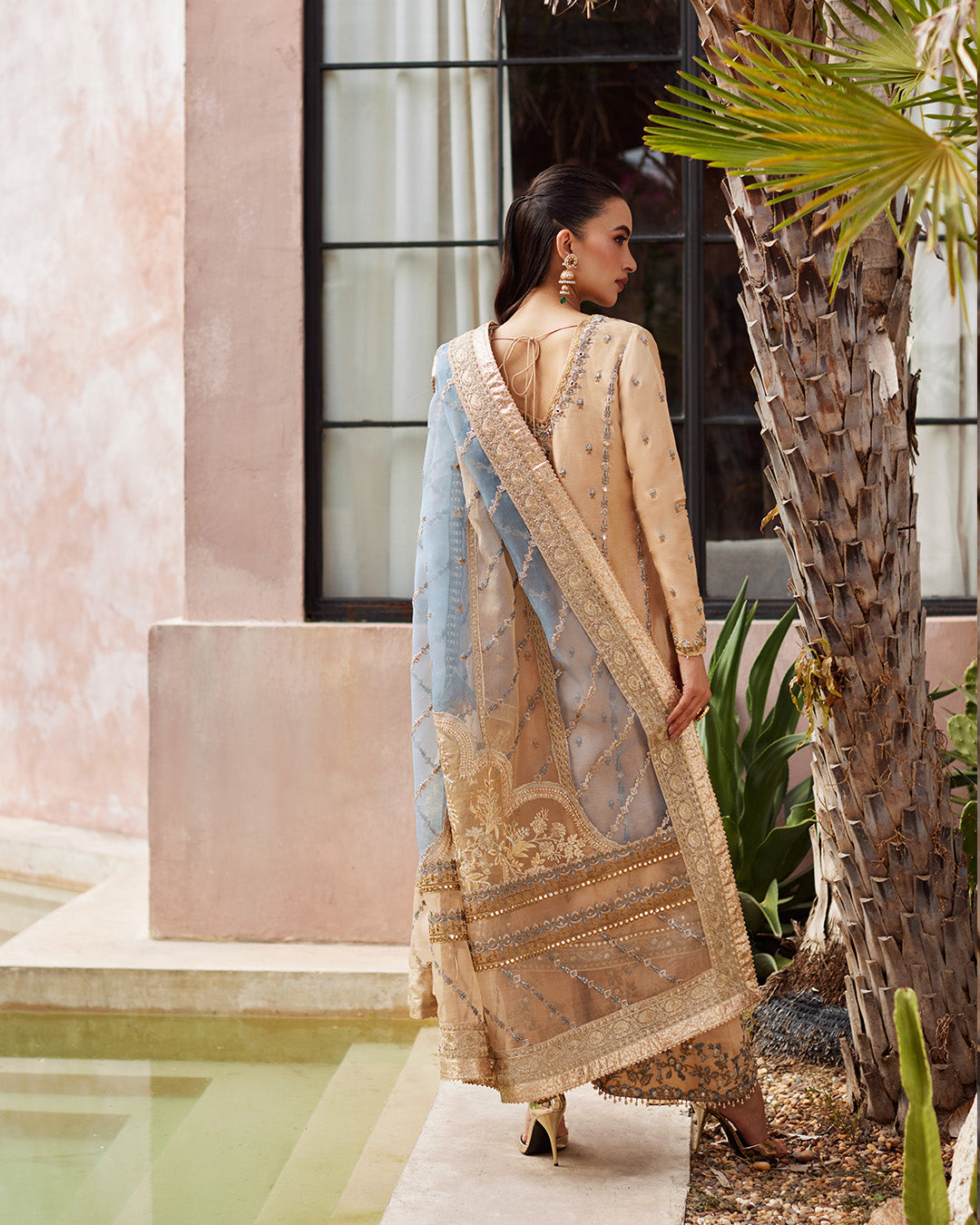 Faiza Saqlain | Aurnia Spring Festive Edit 24 | Yelena -  Faiza Saqlain Luxury - Original Designer Dress - House of Maryam