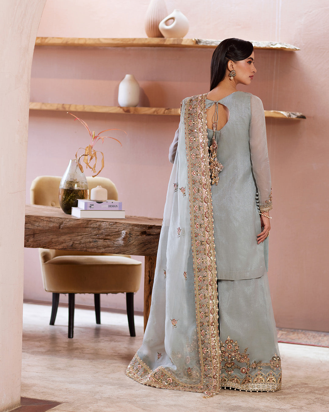 Faiza Saqlain | Aurnia Spring Festive Edit 24 | Zaafia -  Faiza Saqlain Luxury - Original Designer Dress - House of Maryam