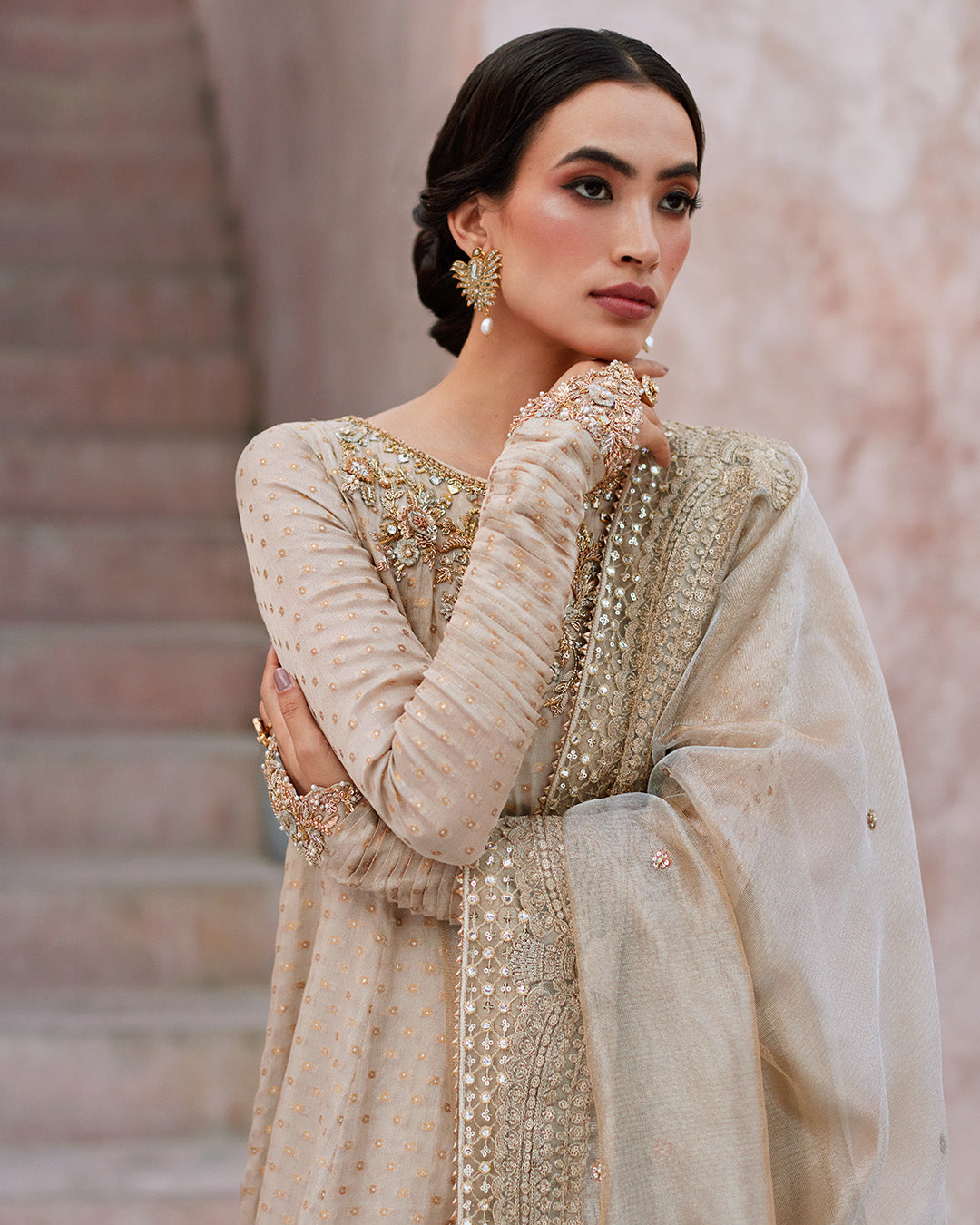 Faiza Saqlain | Aurnia Spring Festive Edit 24 | Moira -  Faiza Saqlain Luxury - Original Designer Dress - House of Maryam