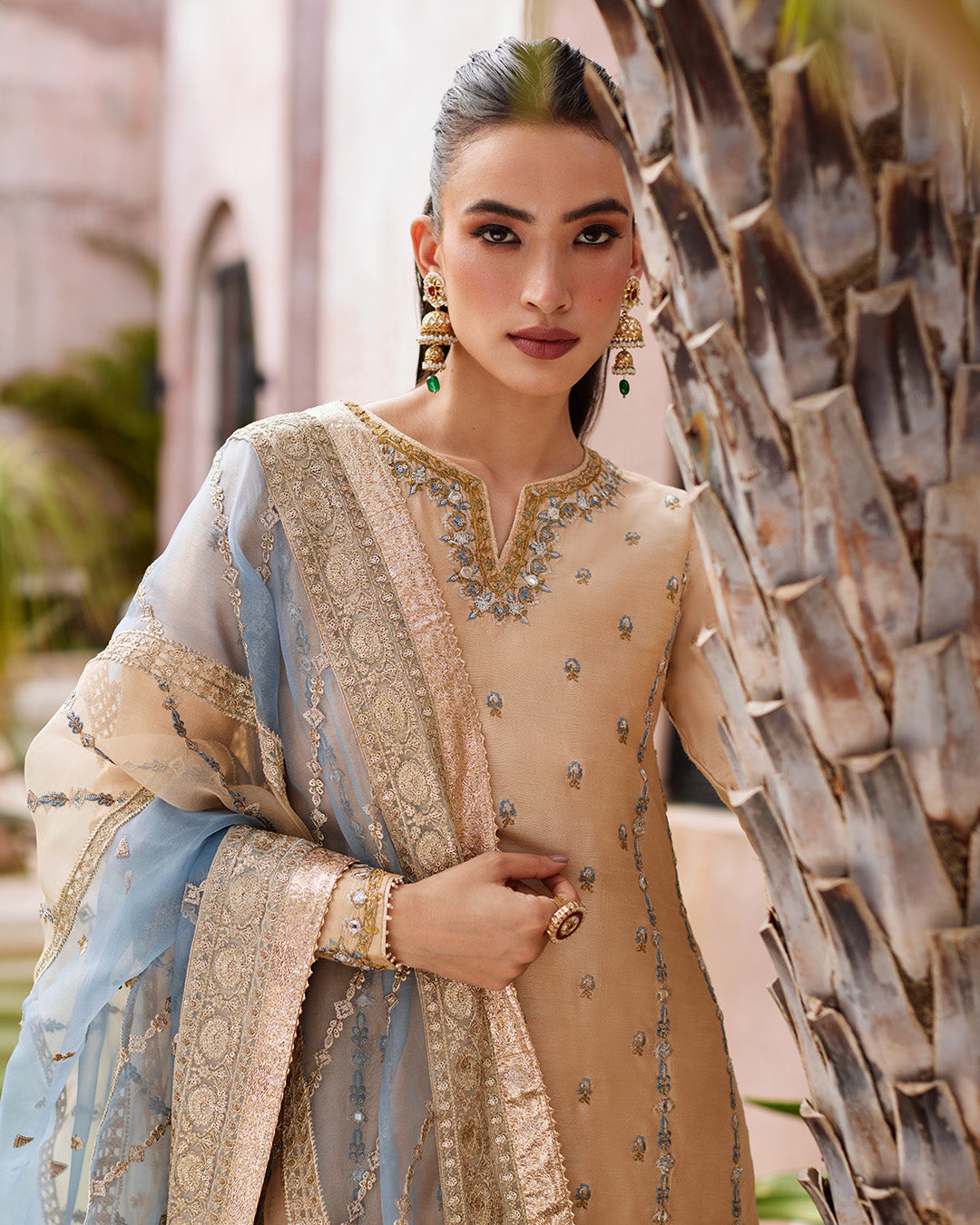 Faiza Saqlain | Aurnia Spring Festive Edit 24 | Yelena -  Faiza Saqlain Luxury - Original Designer Dress - House of Maryam