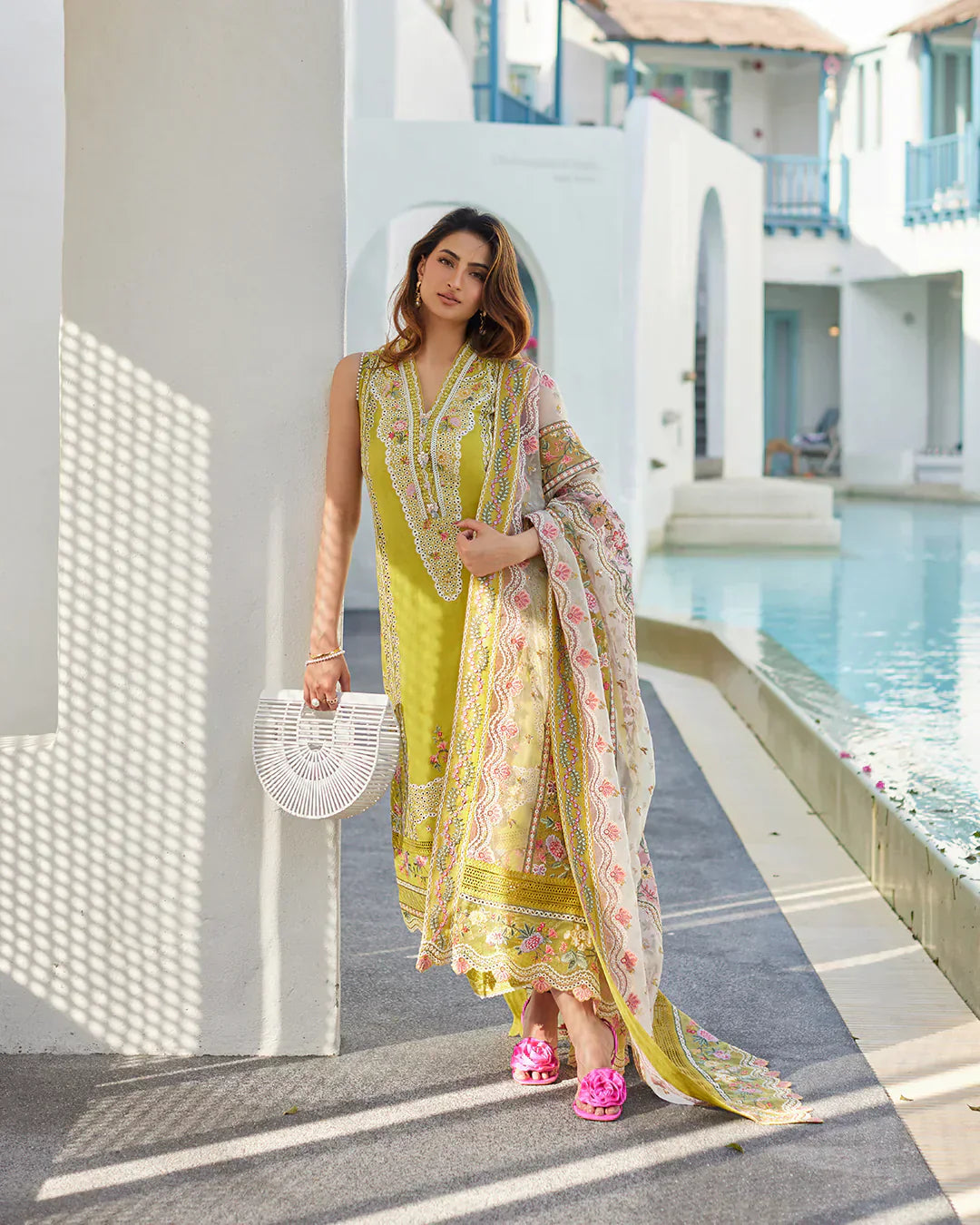 Faiza Saqlain | Liliana Luxury Lawn 24 | Estera -  Faiza Saqlain Luxury - Original Designer Dress - House of Maryam