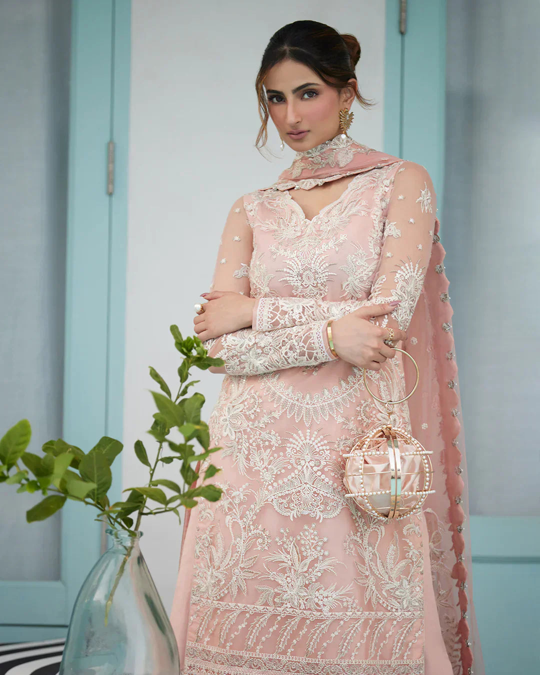 Faiza Saqlain | Liliana Luxury Lawn 24 | Valetta -  Faiza Saqlain Luxury - Original Designer Dress - House of Maryam