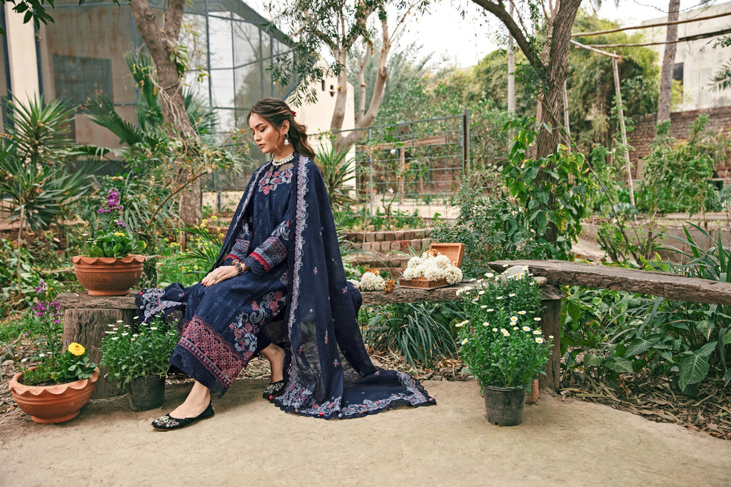 Florent | Luxury Lawn 24 | 3A -  Florent Luxury - Original Designer Dress - House of Maryam