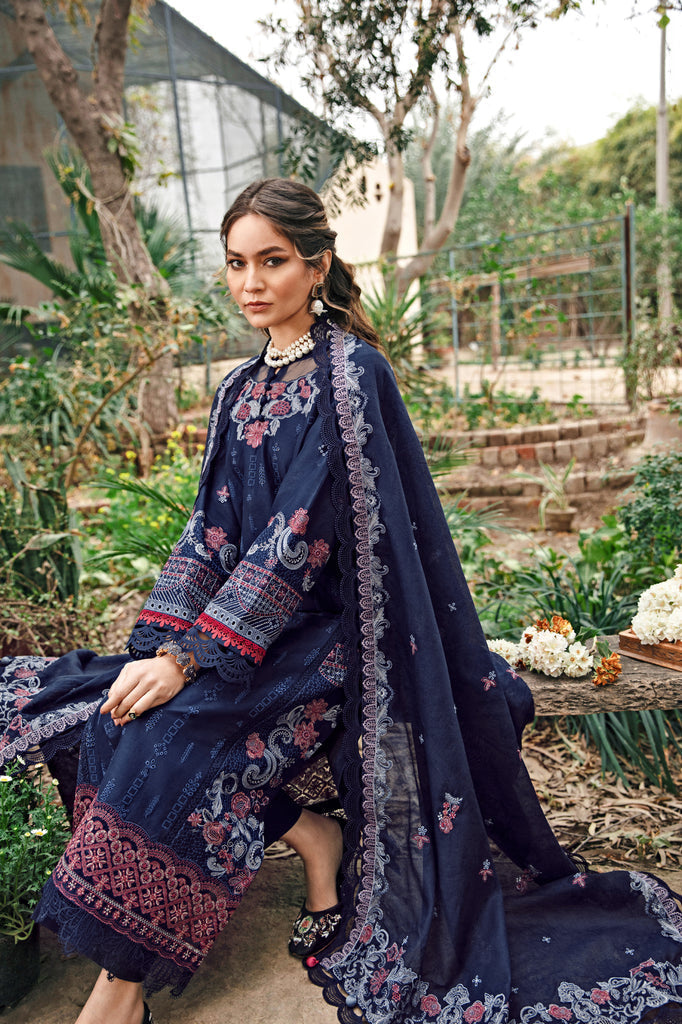 Florent | Luxury Lawn 24 | 3A -  Florent Luxury - Original Designer Dress - House of Maryam