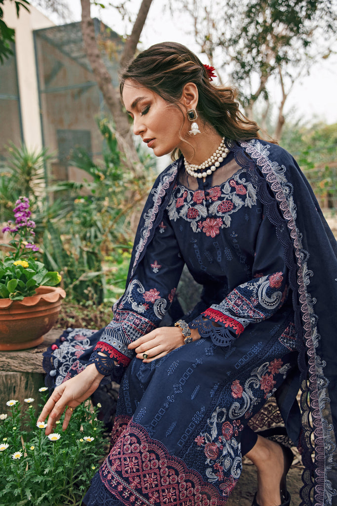 Florent | Luxury Lawn 24 | 3A -  Florent Luxury - Original Designer Dress - House of Maryam