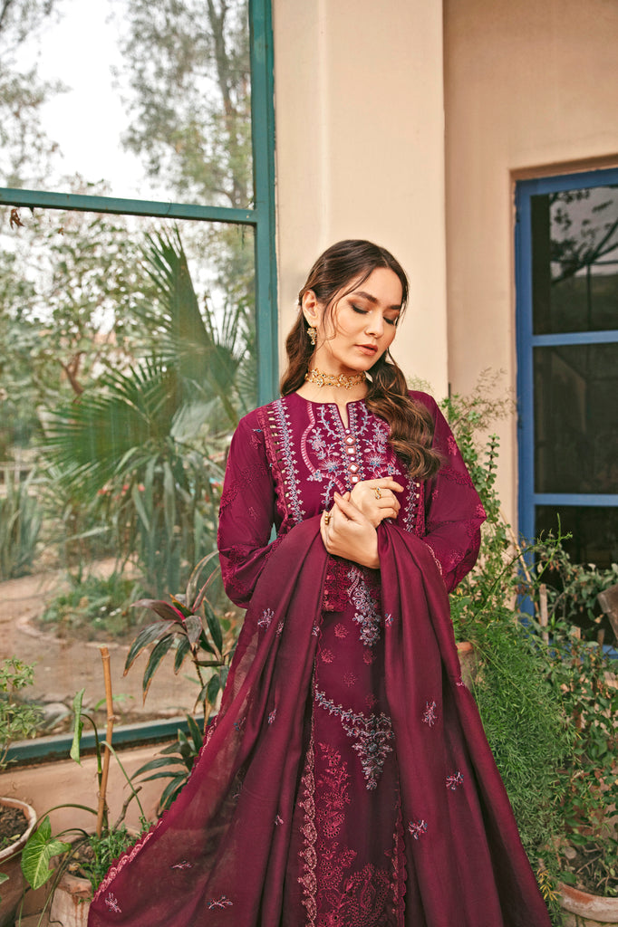 Florent | Luxury Lawn 24 | FFL-4B -  Florent Luxury - Original Designer Dress - House of Maryam