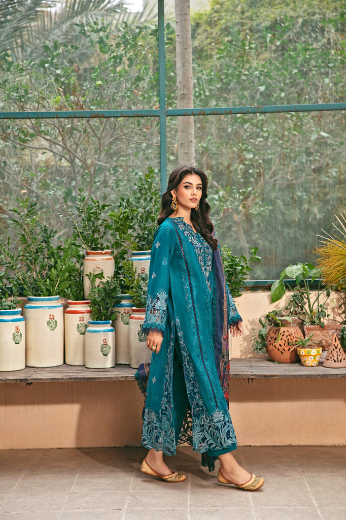 Florent | Luxury Lawn 24 | FFL-2B -  Florent Luxury - Original Designer Dress - House of Maryam