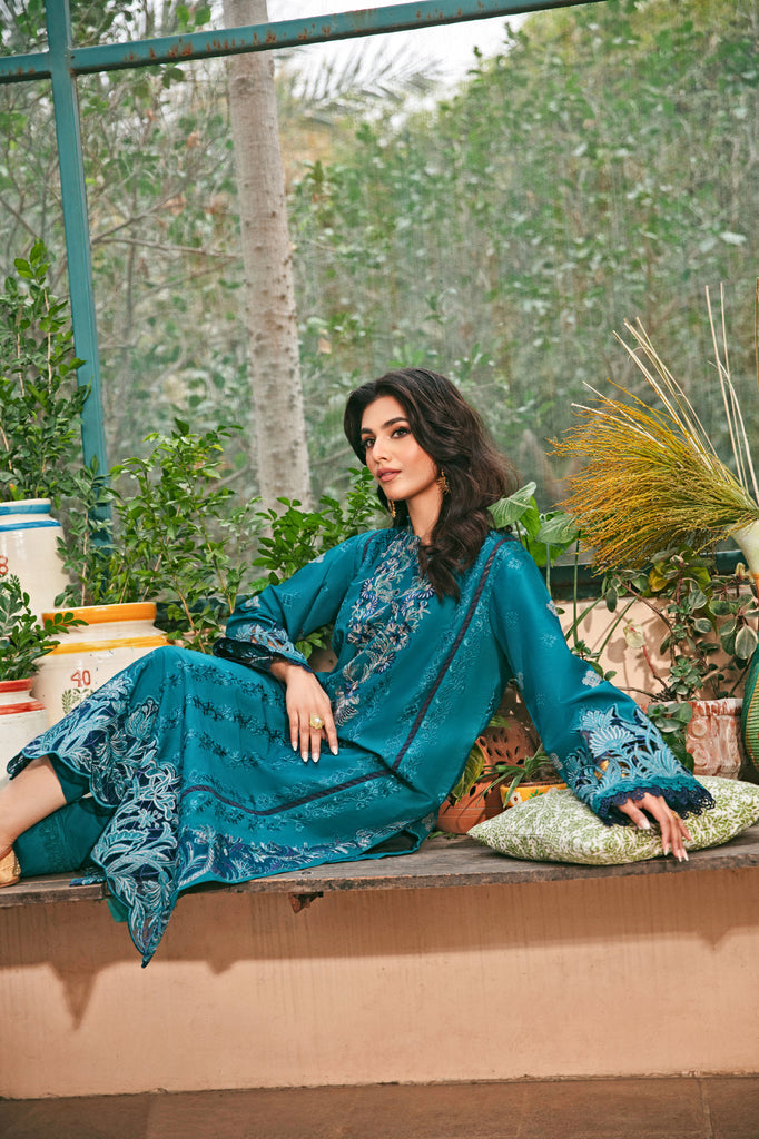 Florent | Luxury Lawn 24 | FFL-2B -  Florent Luxury - Original Designer Dress - House of Maryam
