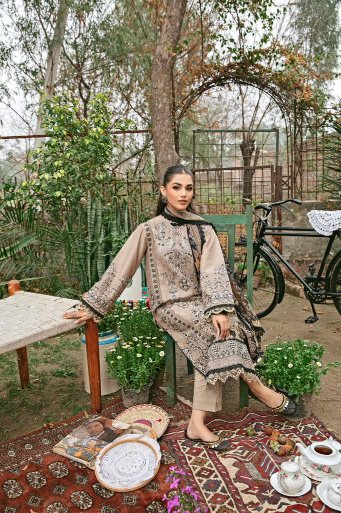 Florent | Luxury Lawn 24 | FFL-5B -  Florent Luxury - Original Designer Dress - House of Maryam