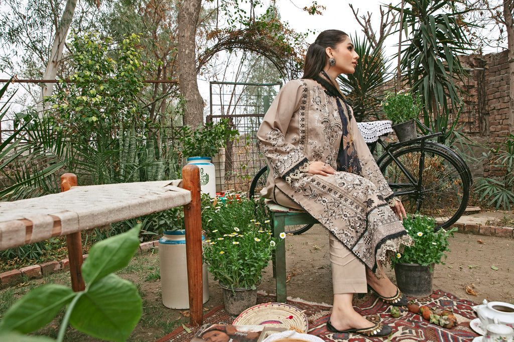 Florent | Luxury Lawn 24 | FFL-5B -  Florent Luxury - Original Designer Dress - House of Maryam