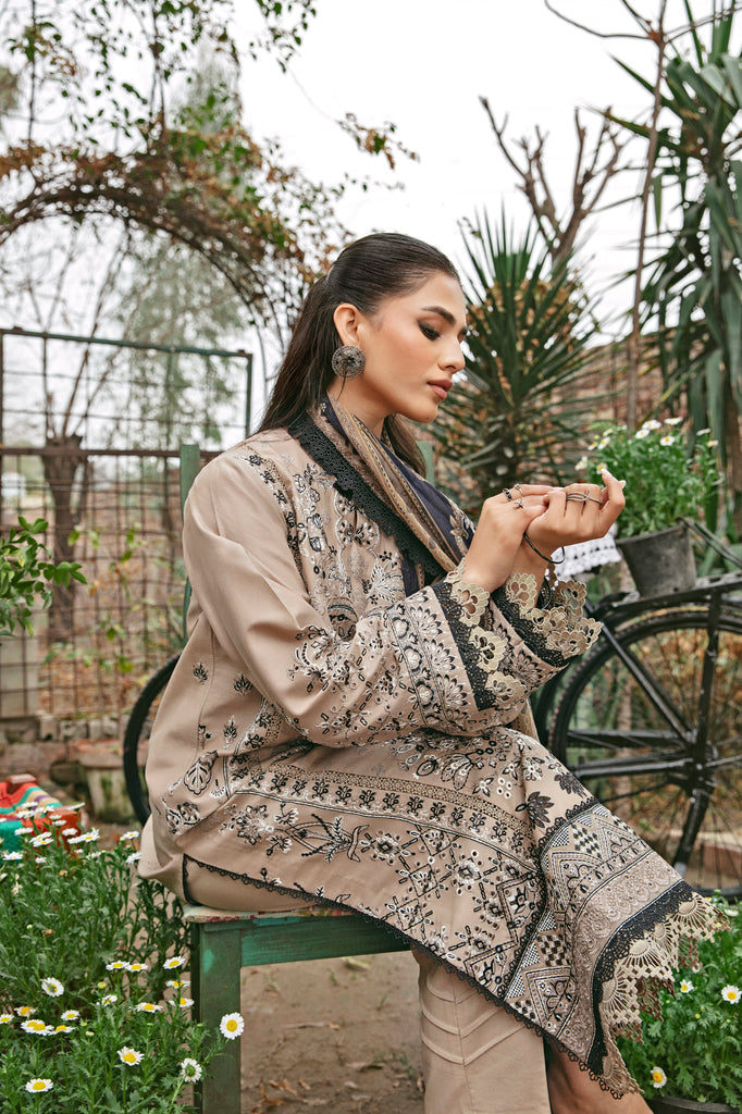 Florent | Luxury Lawn 24 | FFL-5B -  Florent Luxury - Original Designer Dress - House of Maryam