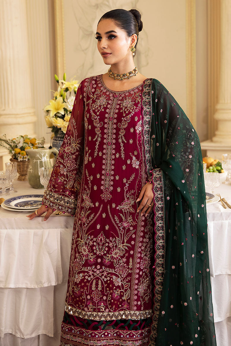 Gulaal | Embroidered Chiffon 24 | Blanca -  Gulaal Formal - Original Designer Dress - House of Maryam